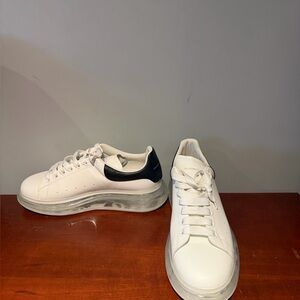 White and Black Women's Sneakers